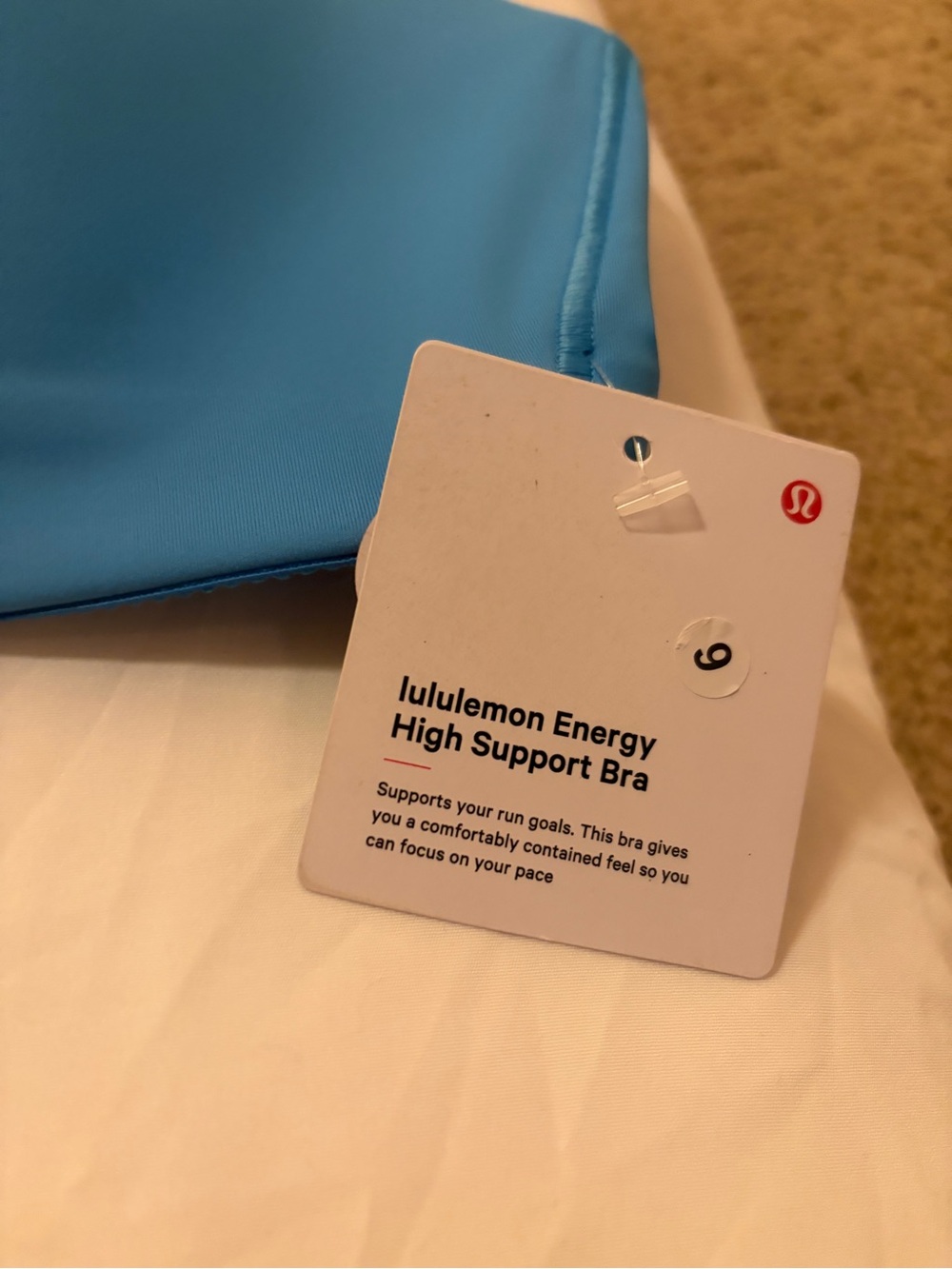 lululemon athletica Energy High Support Bra 34D in Ocean Wave - Picture 4 of 4
